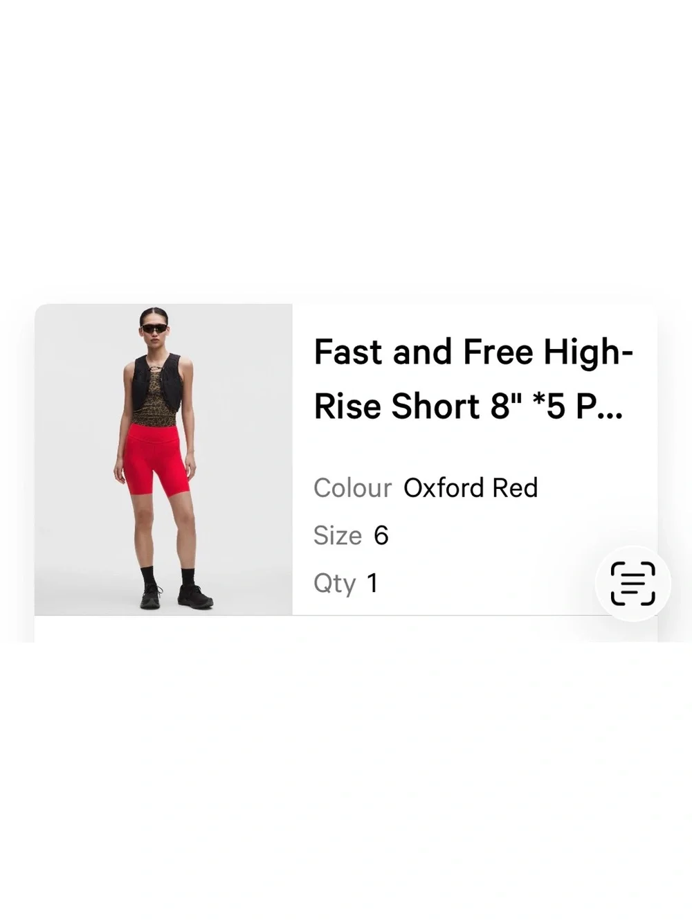 lululemon athletica Women's Fast and Free High Rise Shorts. 8 inch with pockets